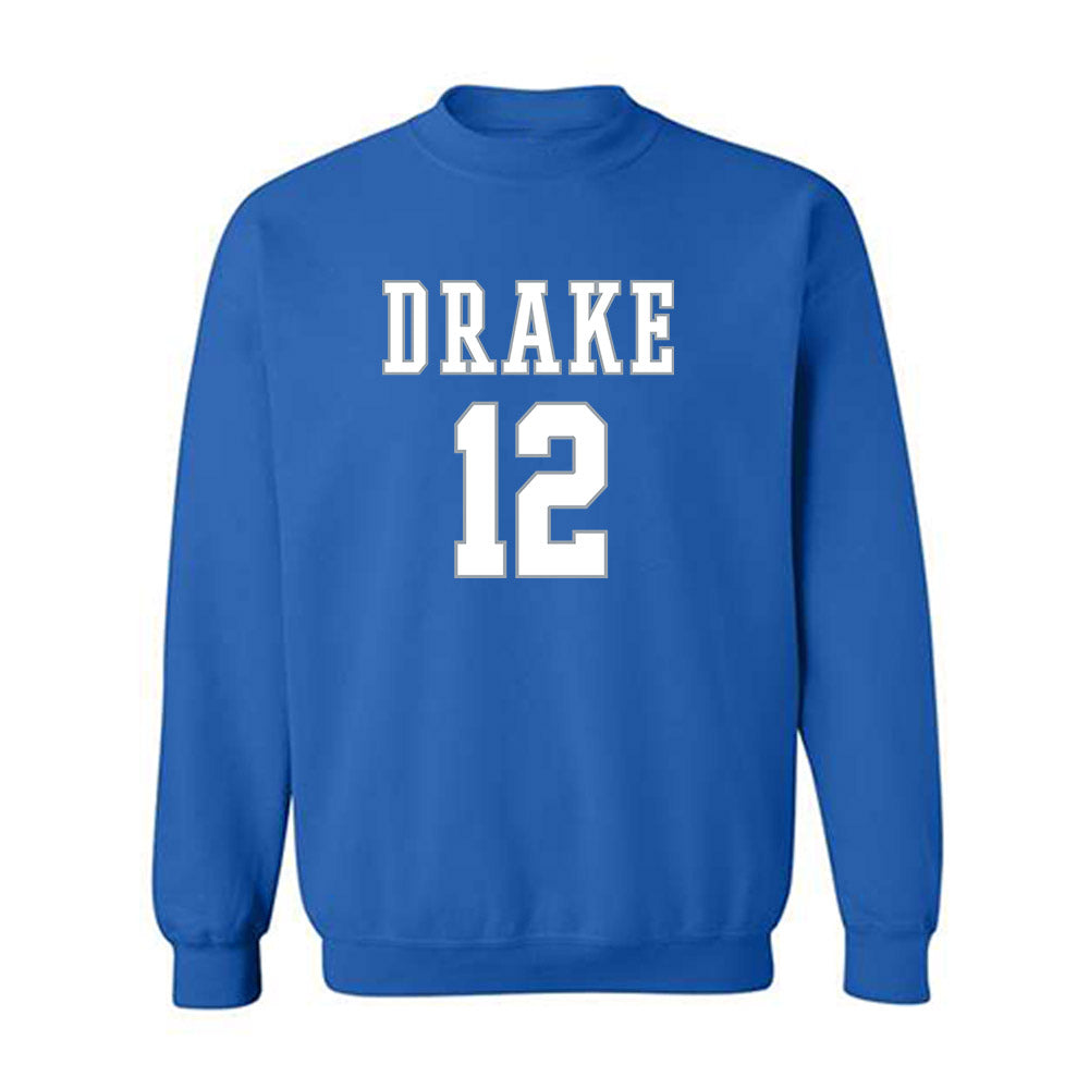 Drake - NCAA Women's Basketball : Ashley Liams - Classic Shersey Crewneck Sweatshirt-0