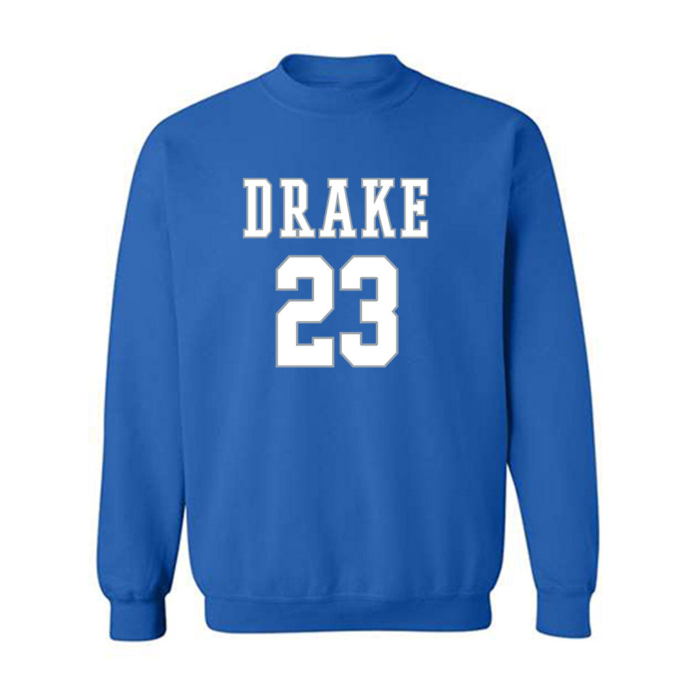 Drake - NCAA Men's Basketball : Isaia Howard - Classic Shersey Crewneck Sweatshirt-0