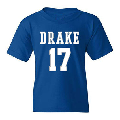 Drake - NCAA Women's Basketball : Anna Becker - Classic Shersey Youth T-Shirt-0