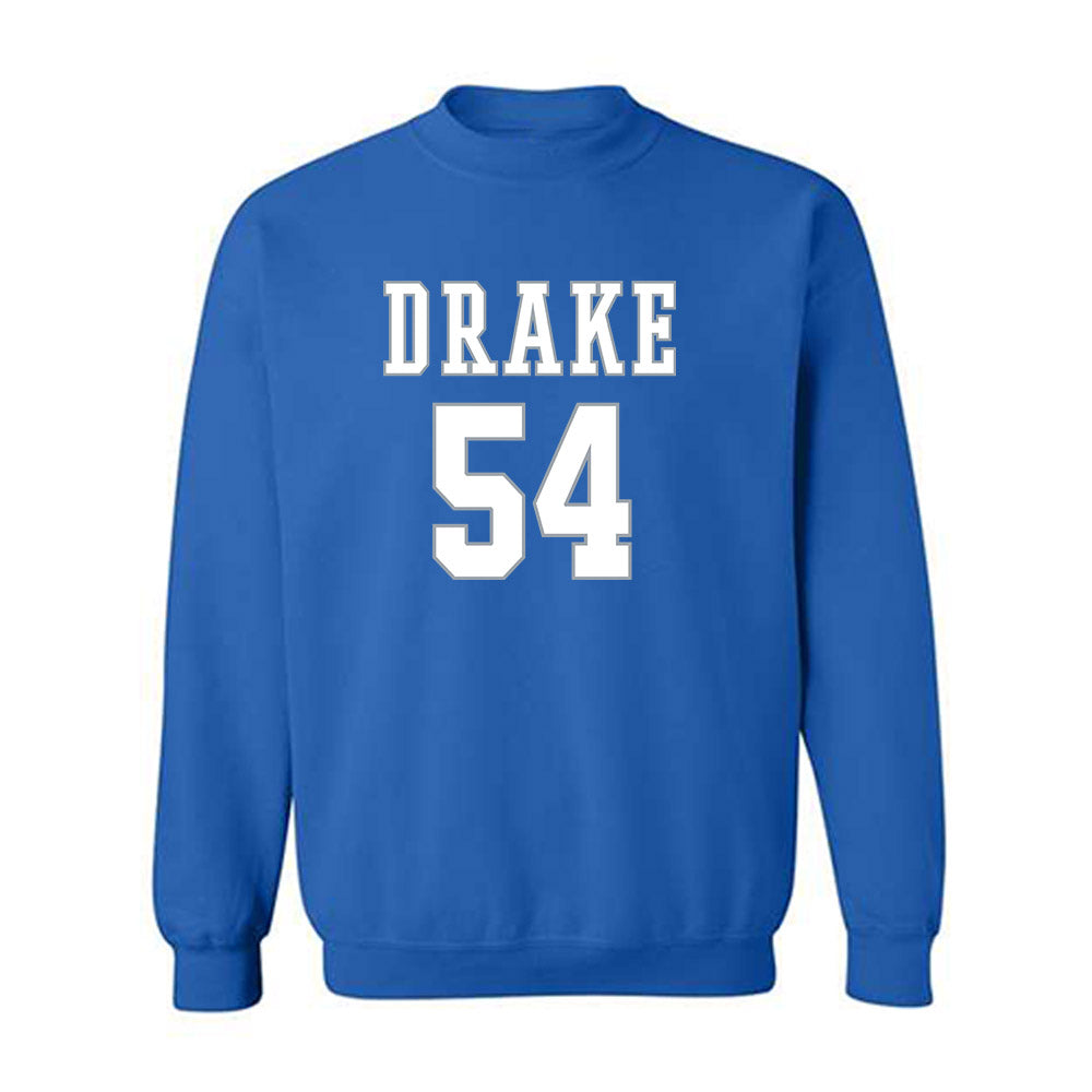 Drake - NCAA Men's Basketball : Daniel Abreu - Classic Shersey Crewneck Sweatshirt-0