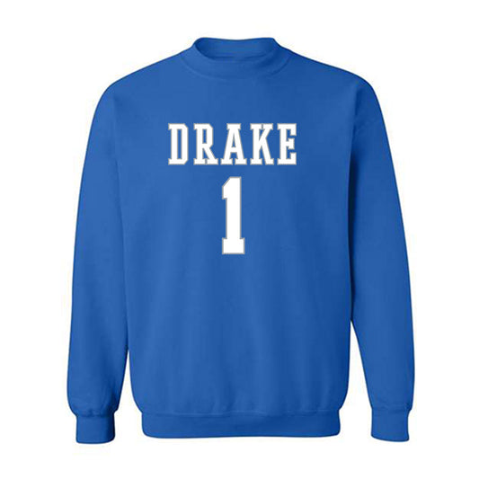 Drake - NCAA Men's Basketball : Owen Larson - Classic Shersey Crewneck Sweatshirt-0