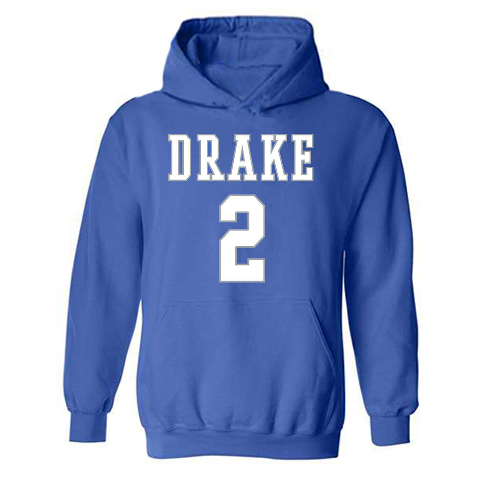 Drake - NCAA Women's Basketball : Grace Knutson - Classic Shersey Hooded Sweatshirt