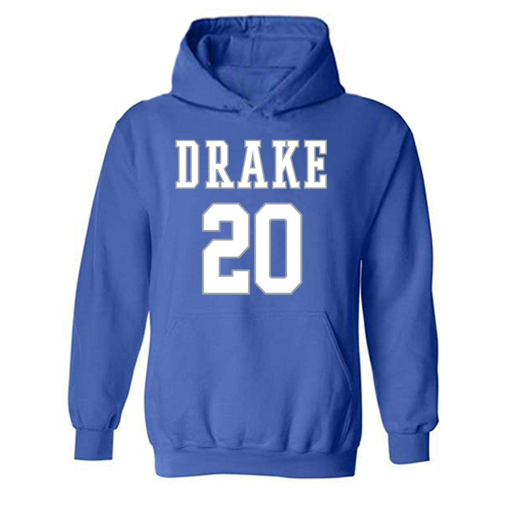 Drake - NCAA Women's Basketball : Lexi Carlsen - Classic Shersey Hooded Sweatshirt-0