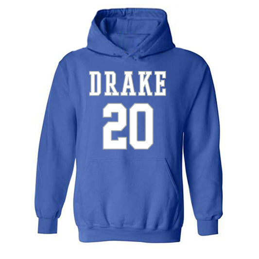 Drake - NCAA Women's Basketball : Lexi Carlsen - Classic Shersey Hooded Sweatshirt-0