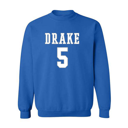 Drake - NCAA Women's Basketball : Mya Crawford - Classic Shersey Crewneck Sweatshirt-0