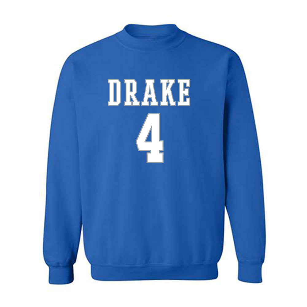 Drake - NCAA Men's Basketball : Isaiah Jackson - Classic Shersey Crewneck Sweatshirt-0