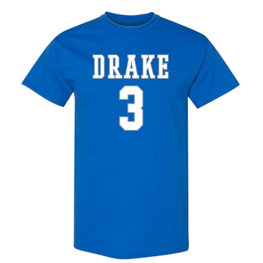 Drake - NCAA Men's Basketball : Cameron Manyawu - Classic Shersey T-Shirt-0