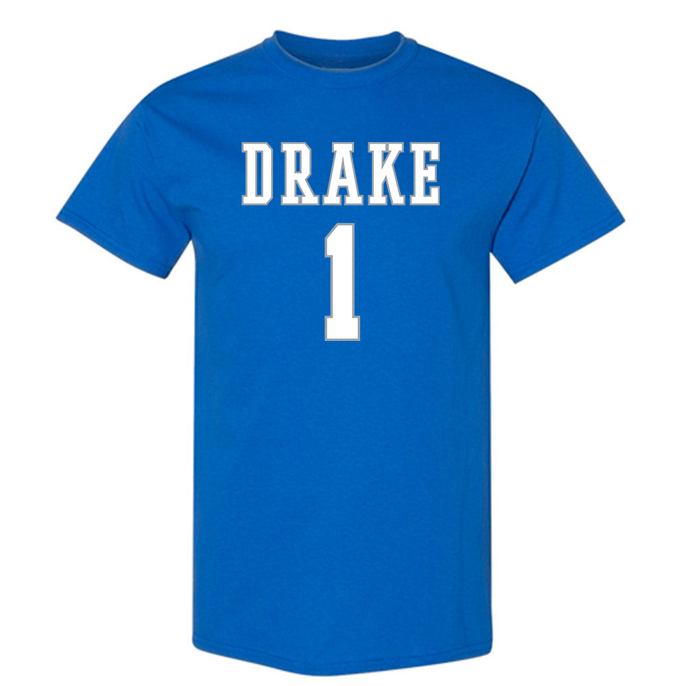Drake - NCAA Men's Basketball : Owen Larson - Classic Shersey T-Shirt-0