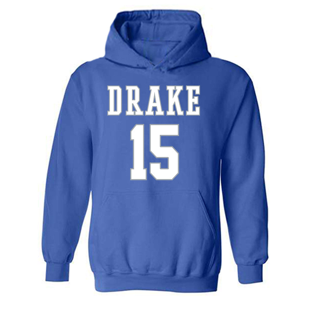 Drake - NCAA Women's Basketball : Maggie Taylor - Classic Shersey Hooded Sweatshirt-0