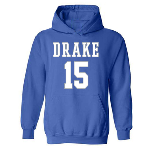 Drake - NCAA Women's Basketball : Maggie Taylor - Classic Shersey Hooded Sweatshirt-0