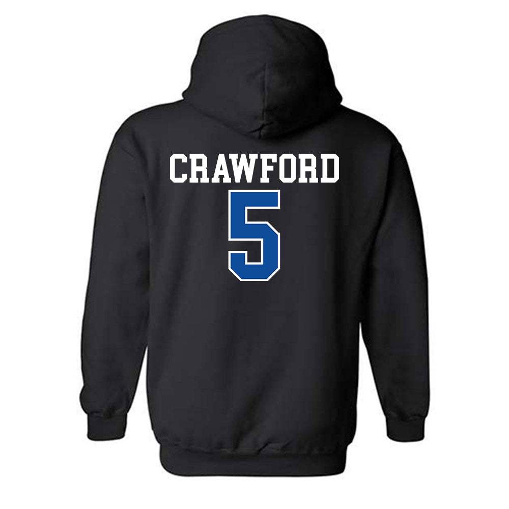 Drake - NCAA Women's Basketball : Mya Crawford - Hooded Sweatshirt-1