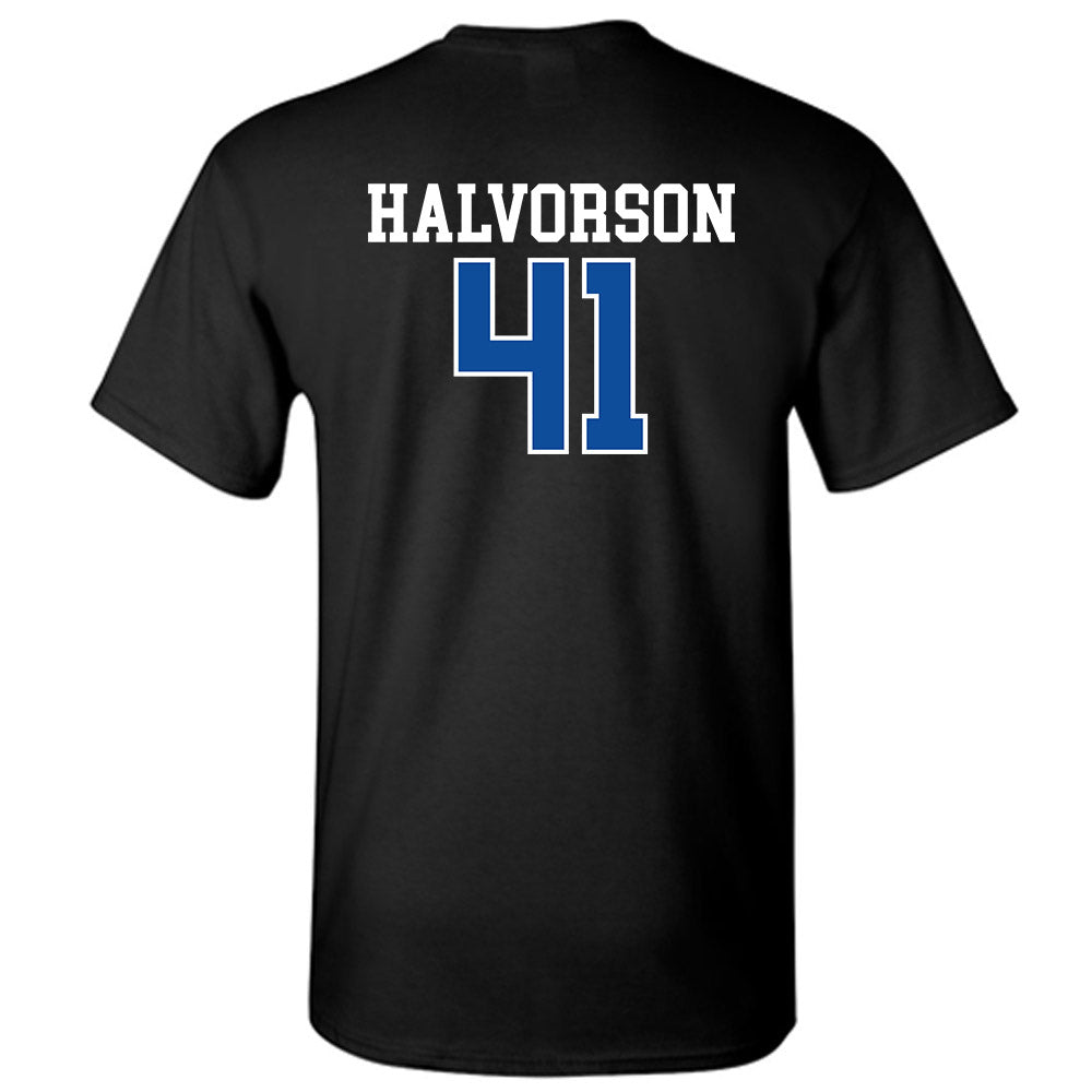 Drake - NCAA Football : Spencer Halvorson - T-Shirt-1