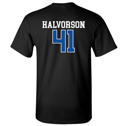 Drake - NCAA Football : Spencer Halvorson - T-Shirt-1