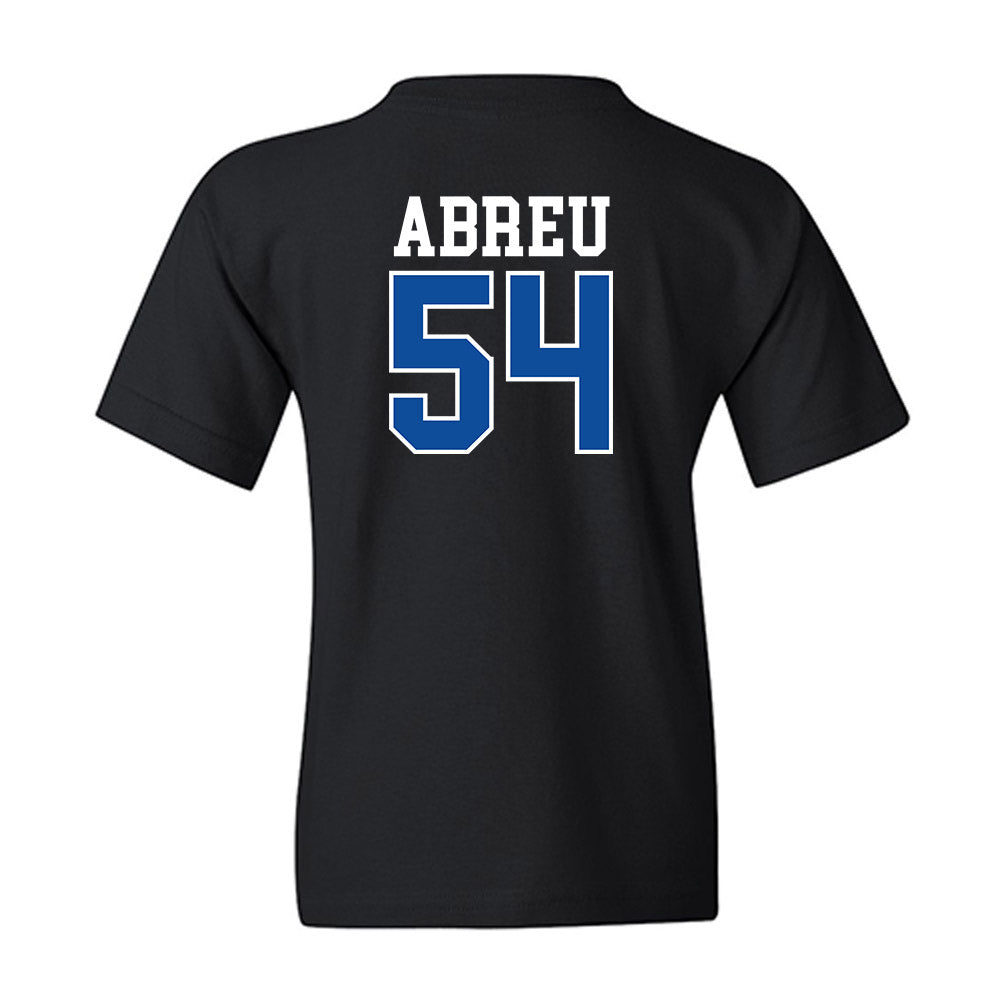 Drake - NCAA Men's Basketball : Daniel Abreu - Youth T-Shirt-1