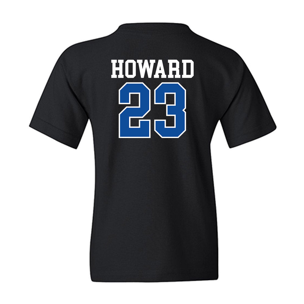 Drake - NCAA Men's Basketball : Isaia Howard - Youth T-Shirt-1