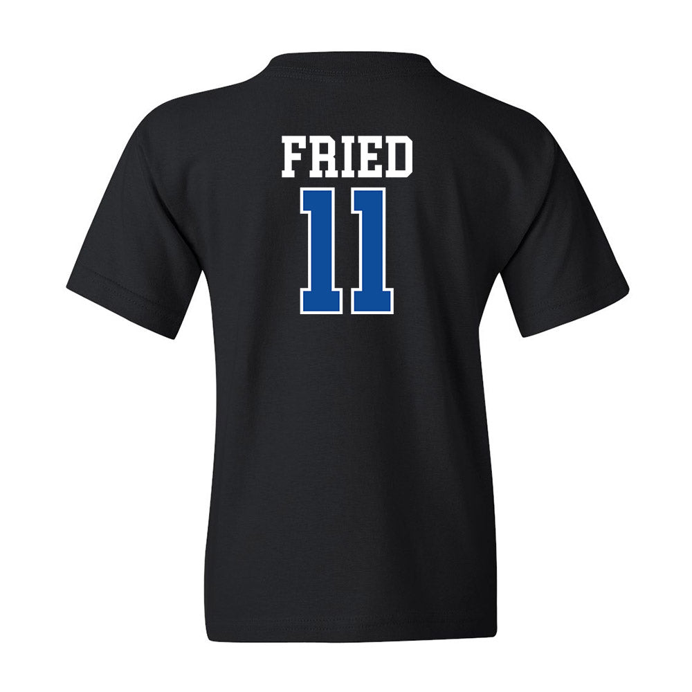 Drake - NCAA Men's Basketball : Bennett Fried - Youth T-Shirt Classic Shersey