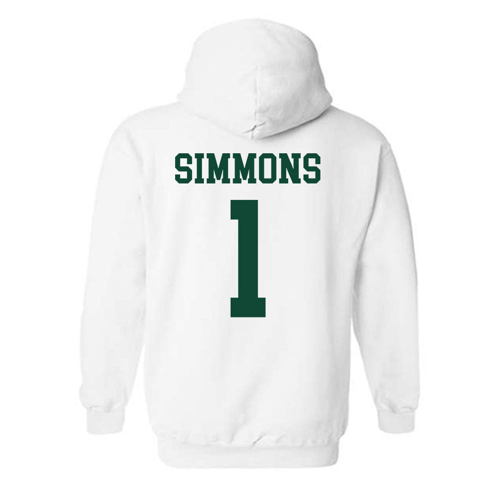 Ohio - NCAA Men's Basketball : Javan Simmons - Classic Shersey Hooded Sweatshirt-1