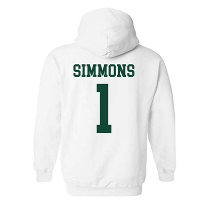Ohio - NCAA Men's Basketball : Javan Simmons - Classic Shersey Hooded Sweatshirt-1