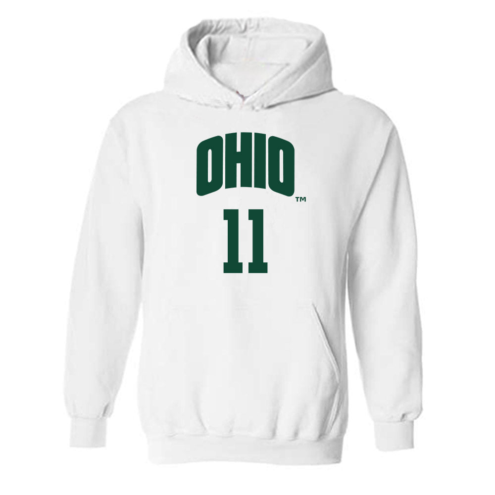 Ohio - NCAA Men's Basketball : Carter Reese - Classic Shersey Hooded Sweatshirt-0