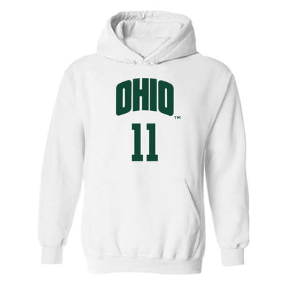 Ohio - NCAA Men's Basketball : Carter Reese - Classic Shersey Hooded Sweatshirt-0