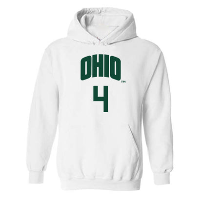 Ohio - NCAA Men's Basketball : JJ Kelly - Classic Shersey Hooded Sweatshirt-0