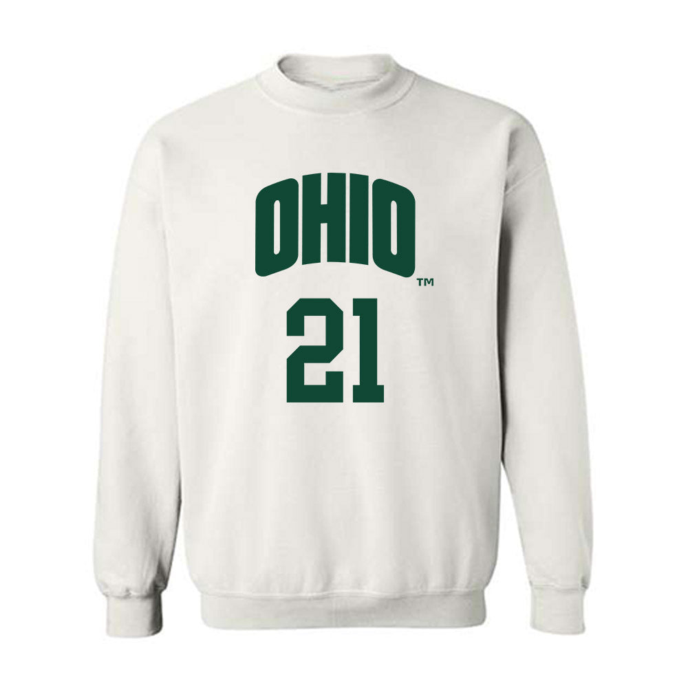 Ohio - NCAA Men's Basketball : Jesse Burris - Crewneck Sweatshirt