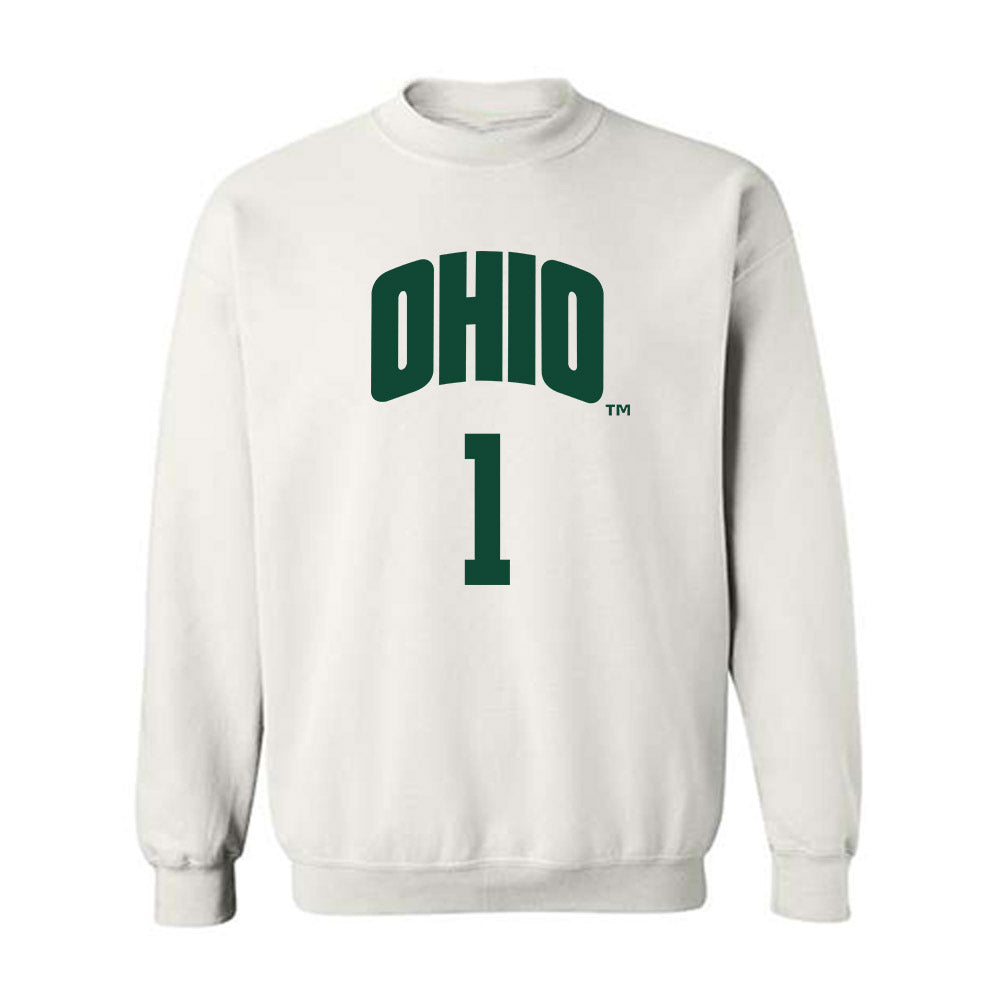 Ohio - NCAA Men's Basketball : Javan Simmons - Classic Shersey Crewneck Sweatshirt-0