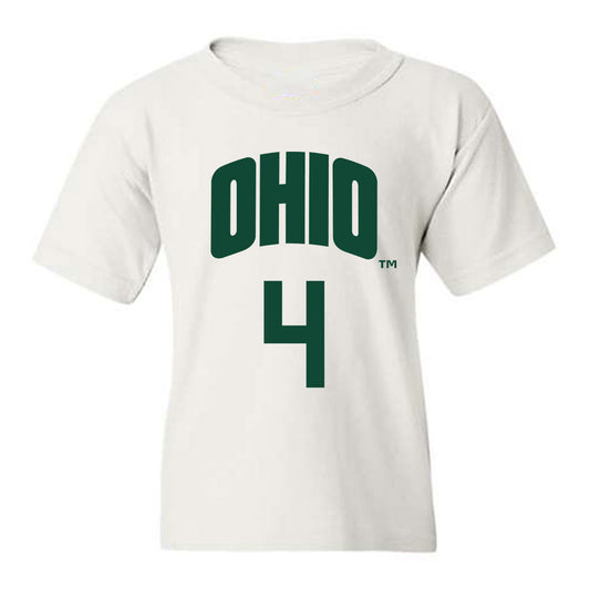 Ohio - NCAA Men's Basketball : JJ Kelly - Classic Shersey Youth T-Shirt-0