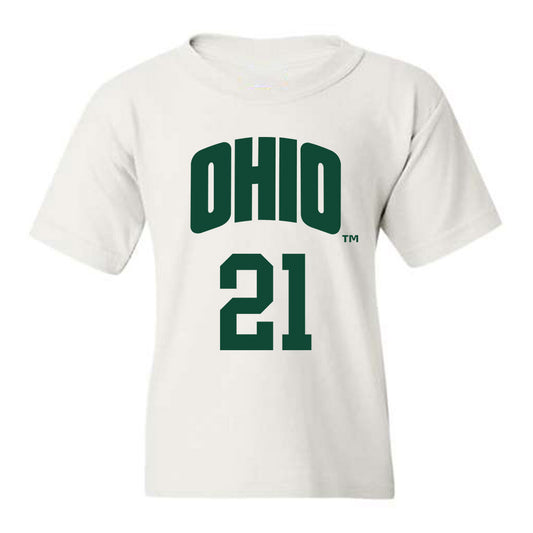 Ohio - NCAA Men's Basketball : Jesse Burris - Youth T-Shirt