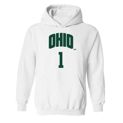 Ohio - NCAA Men's Basketball : Javan Simmons - Classic Shersey Hooded Sweatshirt-0
