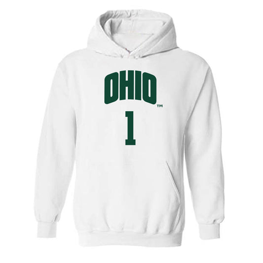 Ohio - NCAA Men's Basketball : Javan Simmons - Classic Shersey Hooded Sweatshirt-0