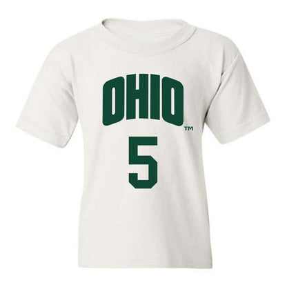 Ohio - NCAA Men's Basketball : Ayden Evans - Youth T-Shirt