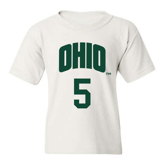 Ohio - NCAA Men's Basketball : Ayden Evans - Youth T-Shirt