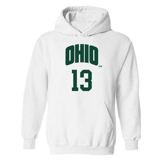Ohio - NCAA Men's Basketball : Jackson Paveletzke - Classic Shersey Hooded Sweatshirt-0