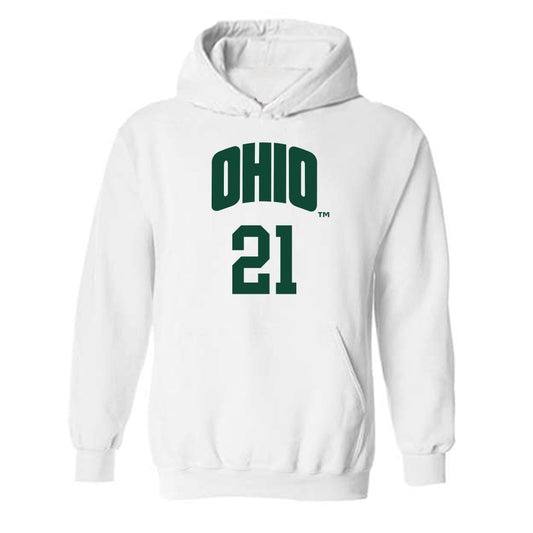 Ohio - NCAA Men's Basketball : Devin Royal - Classic Shersey Hooded Sweatshirt-0