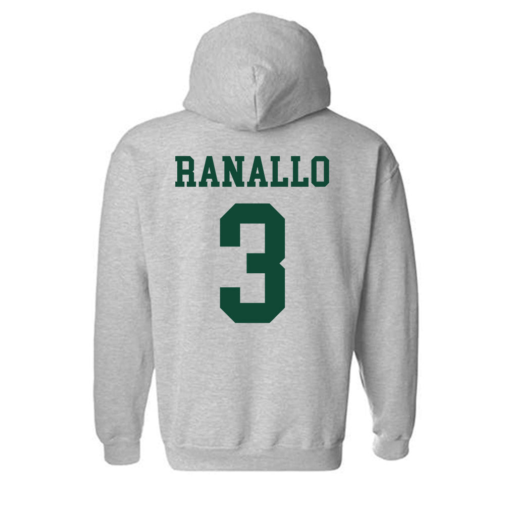 Ohio - NCAA Women's Basketball : Bella Ranallo - Classic Shersey Hooded Sweatshirt-1