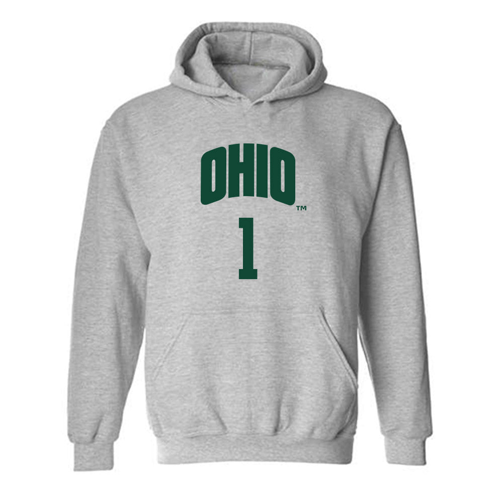Ohio - NCAA Men's Basketball : Javan Simmons - Classic Shersey Hooded Sweatshirt-0