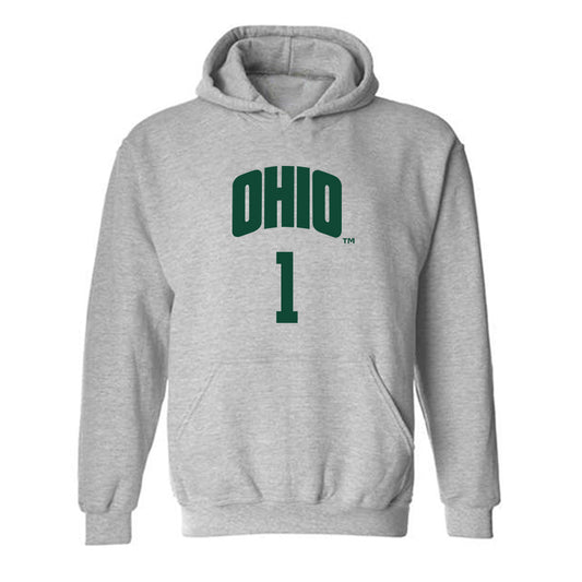 Ohio - NCAA Men's Basketball : Javan Simmons - Classic Shersey Hooded Sweatshirt-0