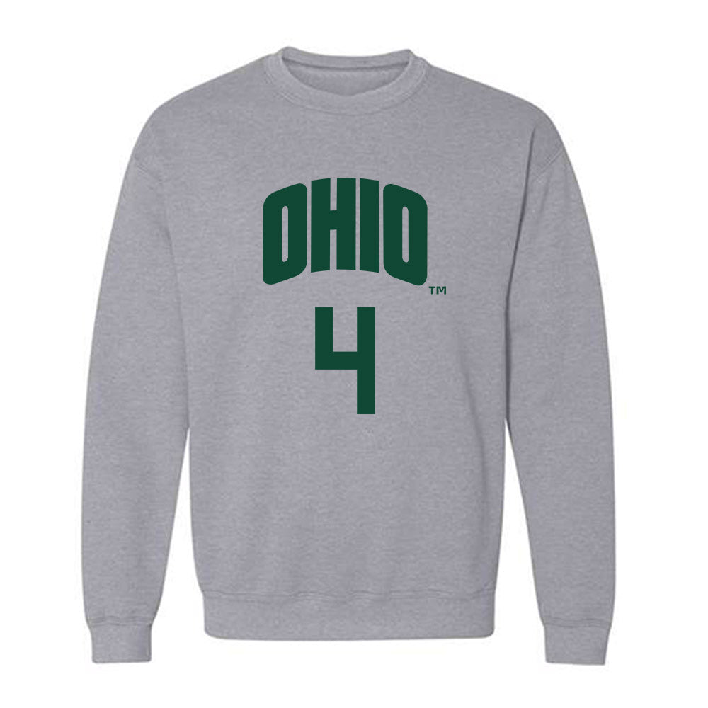 Ohio - NCAA Men's Basketball : JJ Kelly - Classic Shersey Crewneck Sweatshirt-0