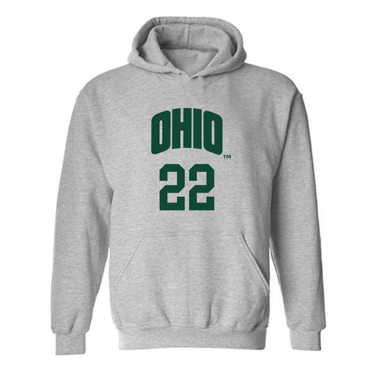 Ohio - NCAA Men's Basketball : Jalen Breath - Classic Shersey Hooded Sweatshirt-0