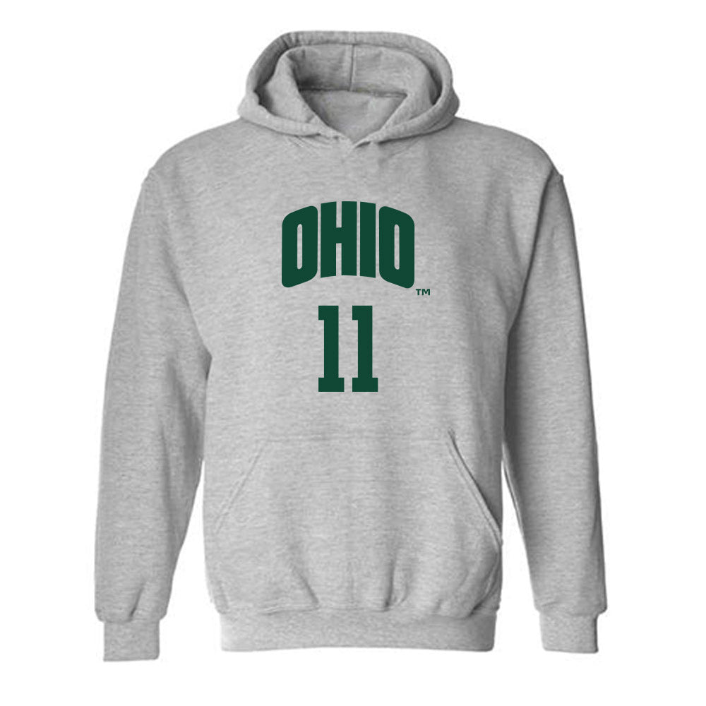 Ohio - NCAA Men's Basketball : Carter Reese - Classic Shersey Hooded Sweatshirt-0