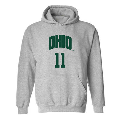 Ohio - NCAA Men's Basketball : Carter Reese - Classic Shersey Hooded Sweatshirt-0