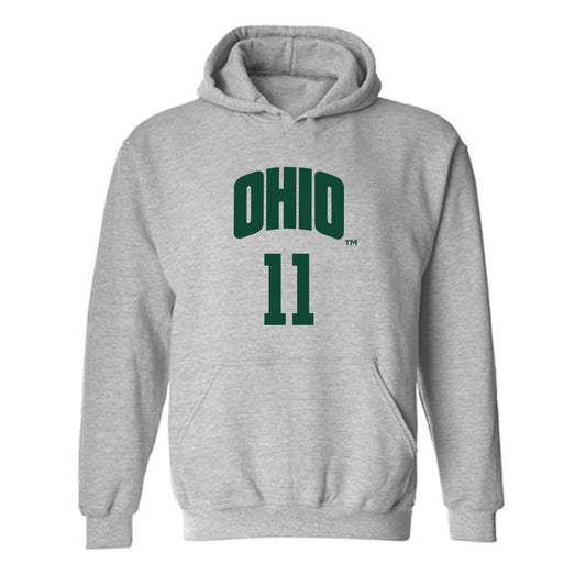 Ohio - NCAA Men's Basketball : Carter Reese - Classic Shersey Hooded Sweatshirt-0