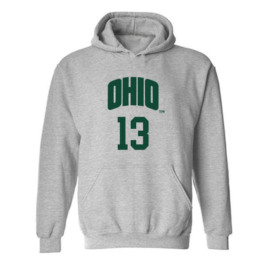 Ohio - NCAA Men's Basketball : Jackson Paveletzke - Classic Shersey Hooded Sweatshirt-0