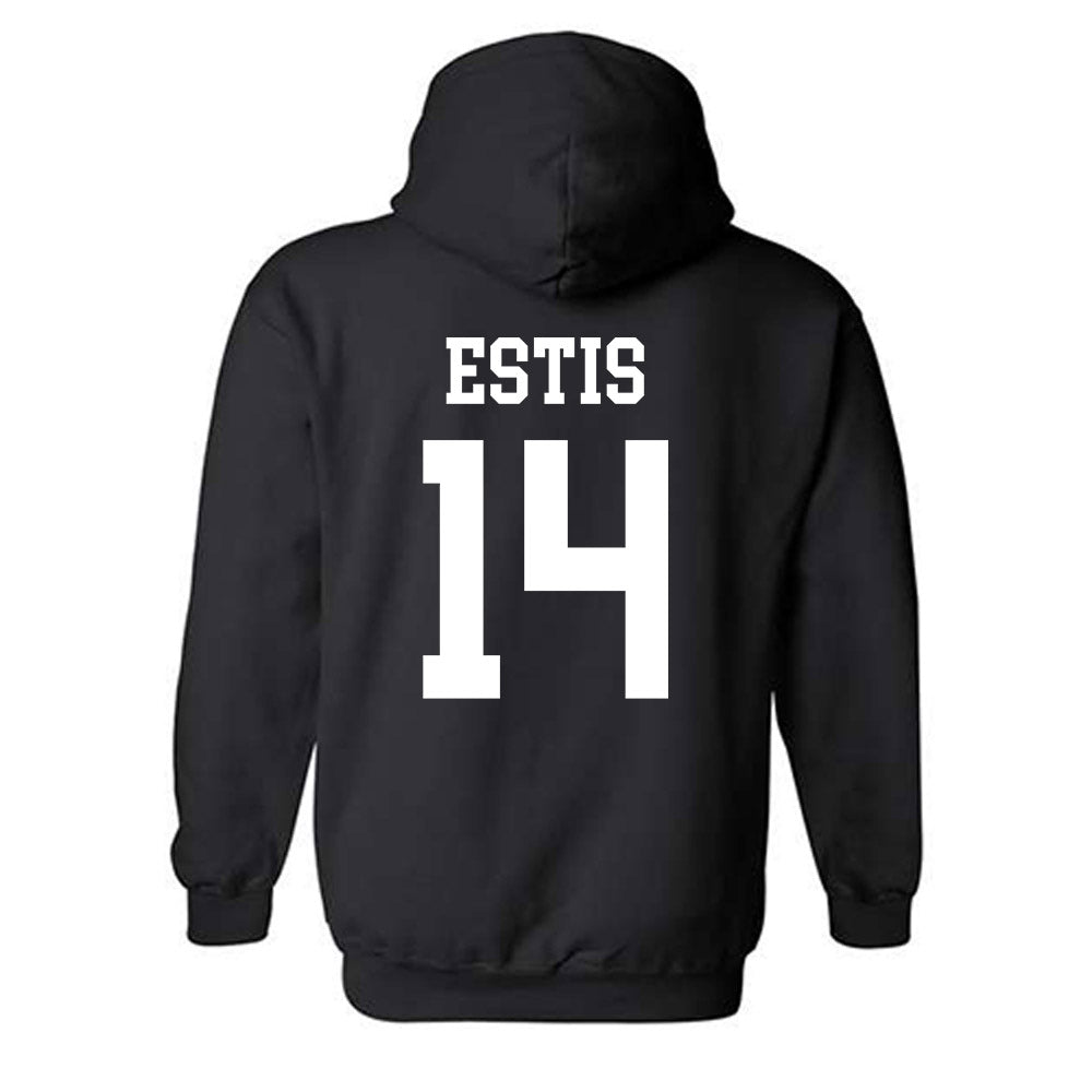 Ohio - NCAA Men's Basketball : Ben Estis - Generic Shersey Hooded Sweatshirt-1