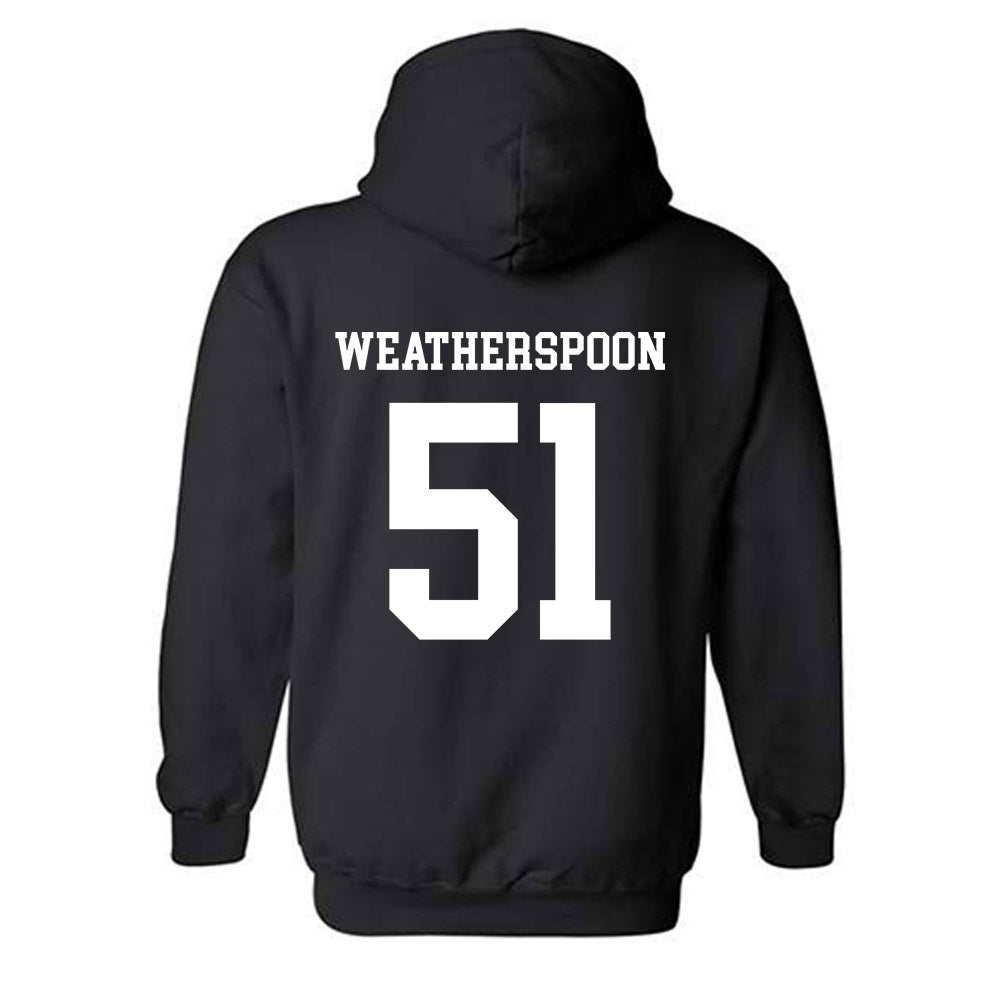 Ohio - NCAA Football : Davion Weatherspoon - Generic Shersey Hooded Sweatshirt-1