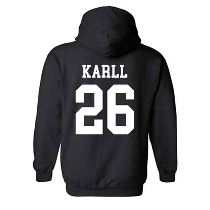 Ohio - NCAA Baseball : Caleb Karll - Generic Shersey Hooded Sweatshirt-1