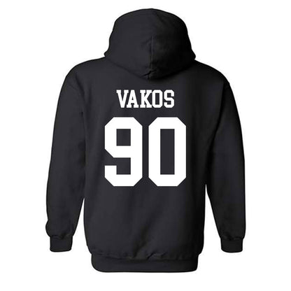Ohio - NCAA Football : Nathanial Vakos - Generic Shersey Hooded Sweatshirt-1