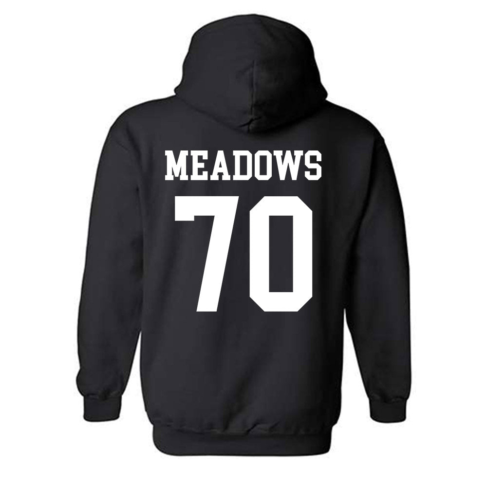 Ohio - NCAA Football : Brennan Meadows - Generic Shersey Hooded Sweatshirt-1