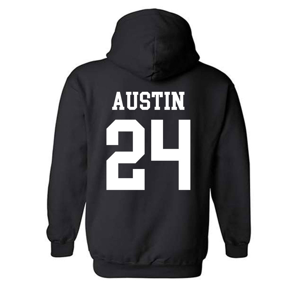 Ohio - NCAA Women's Basketball : Aja Austin - Generic Shersey Hooded Sweatshirt-1